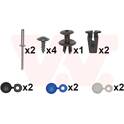Kit d'assemblage (pare-chocs) VAN WEZEL - 5829793