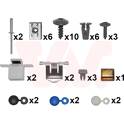 Kit d'assemblage (pare-chocs) VAN WEZEL - 5894794