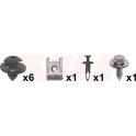 Kit de fijacion de parachoques delantero VAN WEZEL - 1808796