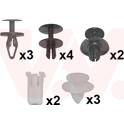 Kit de fijacion de parachoques delantero VAN WEZEL - 1947796