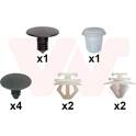 Kit de fixação da asa dianteira VAN WEZEL - 4018796