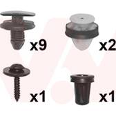 Kit de fixação da asa dianteira VAN WEZEL - 4035796