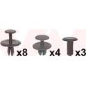 Kit de fixação de capô VAN WEZEL - 4028797
