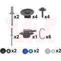 Kit de montaje, parachoques VAN WEZEL - 4373793