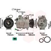 Kompressor, Klimaanlage VAN WEZEL - 0300K011
