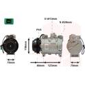 Kompressor, Klimaanlage VAN WEZEL - 0300K015