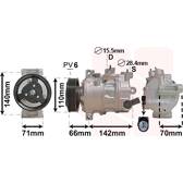 Kompressor, Klimaanlage VAN WEZEL - 0301K703