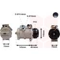 Kompressor, Klimaanlage VAN WEZEL - 0600K334