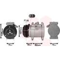 Kompressor, Klimaanlage VAN WEZEL - 0800K039