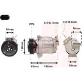 Kompressor, Klimaanlage VAN WEZEL - 0800K063