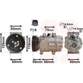 Kompressor, Klimaanlage VAN WEZEL - 1800K378