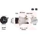 Kompressor, Klimaanlage VAN WEZEL - 1801K733