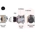 Kompressor, Klimaanlage VAN WEZEL - 7700K025