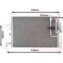 Kondensator, Klimaanlage VAN WEZEL - 47005048