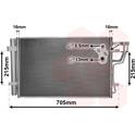 Kondensor, klimatanläggning VAN WEZEL - 83005102