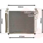 Kondensor, klimatanläggning VAN WEZEL - 83005158