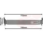 Kühler, Motorkühlung VAN WEZEL - 03002346