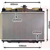 Kühler, Motorkühlung VAN WEZEL - 27002213
