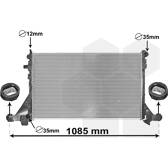 Kühler, Motorkühlung VAN WEZEL - 43012560