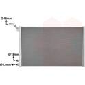 Low Temperature Cooler, intercooler VAN WEZEL - 77012703