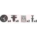 Montageset, bumper VAN WEZEL - 4014793