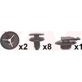 Mounting Kit, bumper VAN WEZEL - 4029793