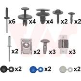 Mounting Kit, bumper VAN WEZEL - 4040794