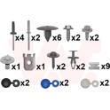 Mounting Kit, bumper VAN WEZEL - 4334794