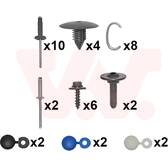 Mounting Kit, bumper VAN WEZEL - 4377794