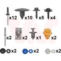 Mounting Kit, bumper VAN WEZEL - 4407794