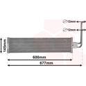 Oil Cooler, steering system VAN WEZEL - 06013722
