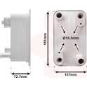 Oliekoeler, automatische transmissie VAN WEZEL - 03013700