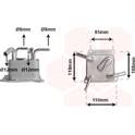 Oliekoeler, automatische transmissie VAN WEZEL - 13013705