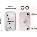 Oliekoeler, motorolie VAN WEZEL - 06003406