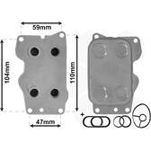 Oliekoeler, motorolie VAN WEZEL - 09013701