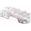 Plancher de carrosserie (coffre à bagages/de chargement) VAN WEZEL - 3072343