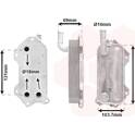 Radiador de aceite- aceite motor VAN WEZEL - 53013702