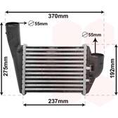 Radiador de aire de admisión VAN WEZEL - 03014701