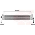 Radiador de aire de admisión VAN WEZEL - 17004360