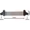 Radiador de aire de admisión VAN WEZEL - 18004341