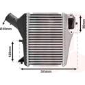 Radiador de aire de admisión VAN WEZEL - 25014702