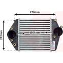 Radiador de aire de admisión VAN WEZEL - 27004188