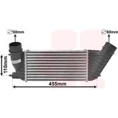 Radiador de aire de admisión VAN WEZEL - 40004347