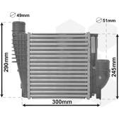 Radiador de aire de admisión VAN WEZEL - 40004385