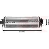 Radiador de aire de admisión VAN WEZEL - 43004358