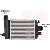 Radiador de aire de admisión VAN WEZEL - 43014706