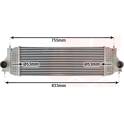 Radiador de aire de admisión VAN WEZEL - 52014134