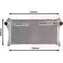 Radiador de aire de admisión VAN WEZEL - 53004476
