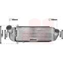 Radiador de aire de admisión VAN WEZEL - 82004212