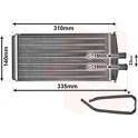 Radiador de calefacción VAN WEZEL - 76006016